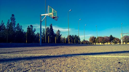 篮球, 法院, 体育, 景观