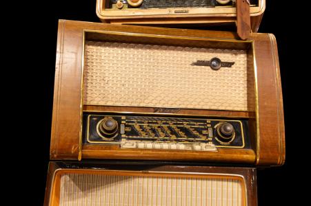 电台, 电子管收音机, 接收机, 管道, 技术, 50 多岁, 古董