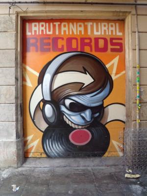 涂鸦, 巴塞罗那, 街头艺术, 记录存储, 唱片店, 艺术, 文化