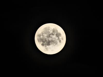 满月, 晚上, 月亮, 天空, 心情, 云彩, cloudscape