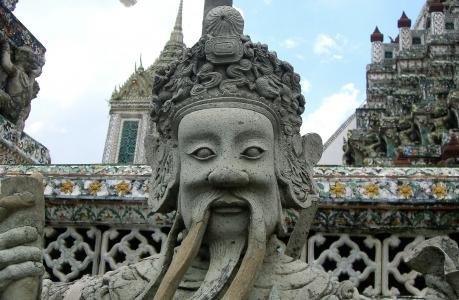脸上, 寺, 小胡子, 泰国
