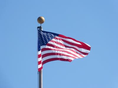 美国的国旗飘扬, 国旗, 爱国主义, 美国国旗