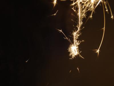 烟花, 黑暗, 晚上, 新的一年, 烟火, 庆祝活动, 光明