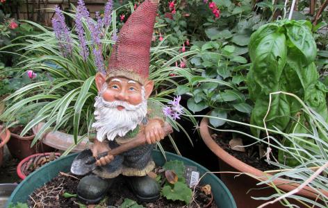 花园, gnome, 挖