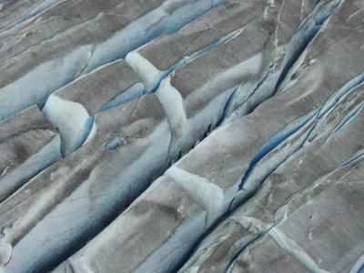 taku 冰川, 裂缝, 冰川, 阿拉斯加, 蓝色, 冰, 雪