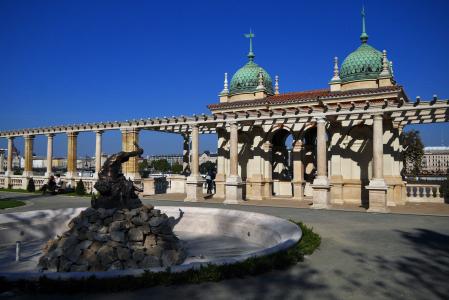 建筑, 城堡花园集市, 布达佩斯, 改造, 纪念碑, miklos ybl