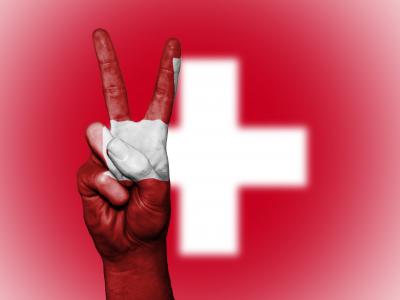 瑞士, 和平, 手, 国家, 背景, 旗帜, 颜色