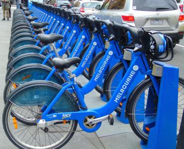 自行车, 自行车, 运输, 城市, 周期, 车轮, 蓝色