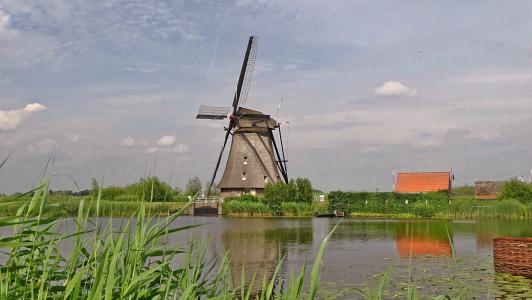 荷兰, 村, 风车, 荷兰, 从历史上看