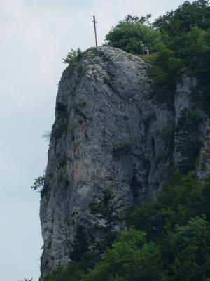 lochenstein, 山, 岩石, 十字架, 跨峰会, 斯瓦比亚 alb, zollernalb