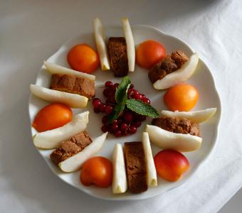 甜点, 水果, 食品, 番茄, 顿饭, 板, 美食