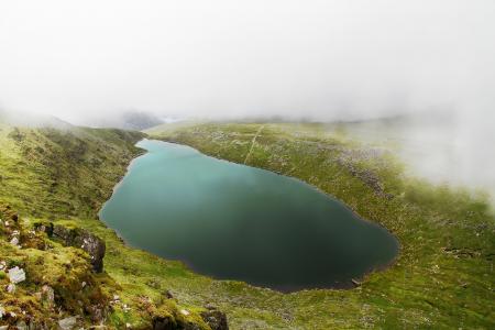 bergsee, 湖, 池, 池塘, 爱尔兰, 自然, 景观