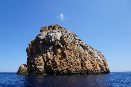 伊维萨岛, 岩石, 海, 水