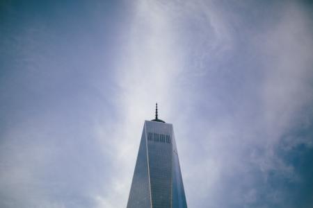 一个世界贸易中心, 1世贸中心, 纽约, 摩天大楼, 现代, 美国, 美国