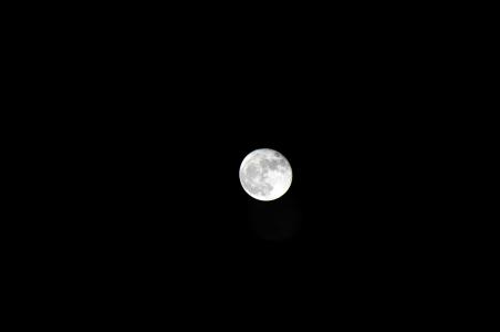 月亮, 晚上, 月亮在晚上, 满月, 晚上张照片, 天文学, 黑暗