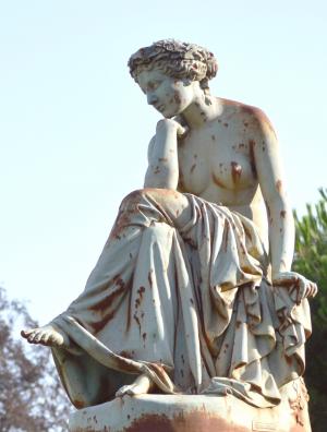 雕像, 铸铁, 遐想, 诺伯爵, 1867, 奥尔良, 艺术