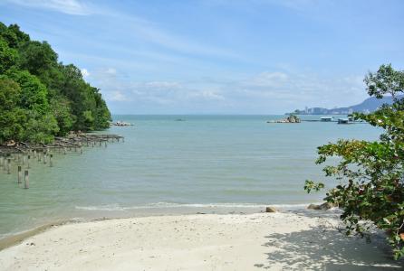 槟城, 马来西亚, 国家公园, 热带, 海滩, 热带地区, 白色的沙滩