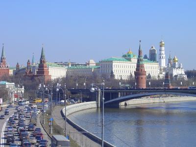 莫斯科, 克里姆林宫, 河, 资本, 俄罗斯, 著名的地方, 建筑