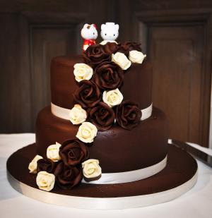 婚礼蛋糕, 蛋糕, 巧克力, 婚礼蛋糕, 婚礼, 食品, 甜