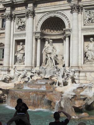 许愿池, 罗马, 意大利, 特雷维喷泉, 喷泉, 建筑, 罗马