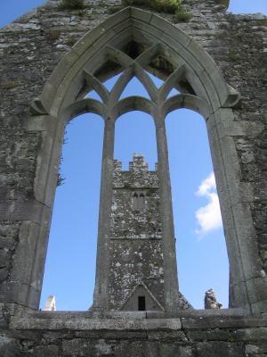 凯尔莫尔修道院, 废墟, 修道院, 县戈尔韦, 爱尔兰, 城堡, 建设