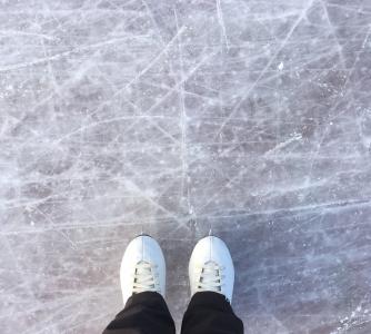 冰, 滑冰, 冬天