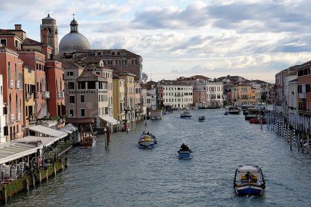 威尼斯, 地方, 威尼斯, 水道, 意大利, 吊船, 城市