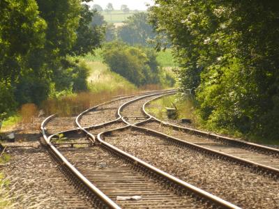 铁路线, rails, 火车, 运输, 曲目, 列车轨道, 跟踪