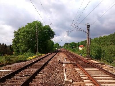 gleise, 火车站, 似乎, 铁路, 火车, 运输, 铁路罢工