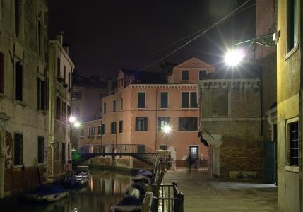 威尼斯, 小威尼斯, 威尼托, 夜曲, 桥梁, 通道, 基础