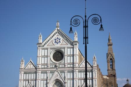 弗洛伦斯, 大教堂, 哥特式, 灯柱, 建筑, 中世纪, 意大利