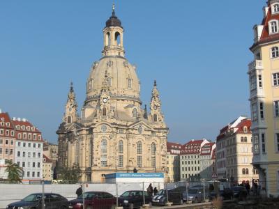 圣母教堂, 德累斯顿, 教会, 建筑, 建设, 圆顶, 尖塔