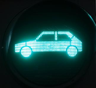 自动, 交通灯, 汽车, 绿色, 驱动器, 车辆, 光字符