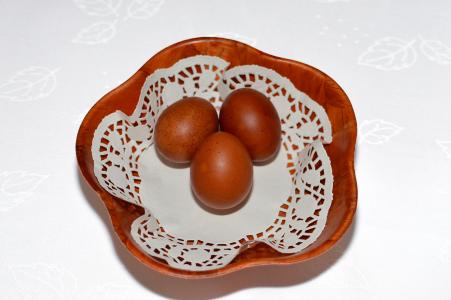彩绘的鸡蛋, 碗里, 碗, 装饰, 复活节, 复活节彩蛋