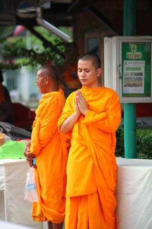佛教徒, 和尚, 橙色, 长袍, 仪式, 公约 》, 会议