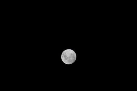 月亮, 晚上, 满月, 自然