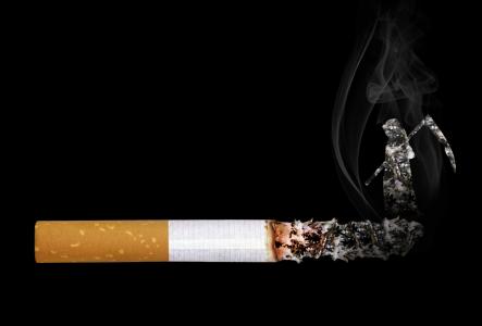 香烟, 死神, 吸烟, 余烬, 火山灰, 斜面, 倾斜
