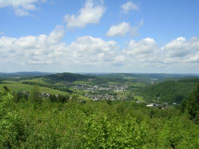 siegerland, 景观, 北莱茵威斯特法伦, 森林, 天空, 视图, 愿景