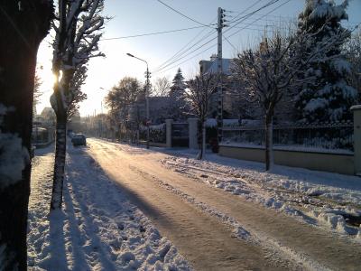 街道, 雪, 感冒, 冰冻冰, 冰川, 凝胶, 冬天