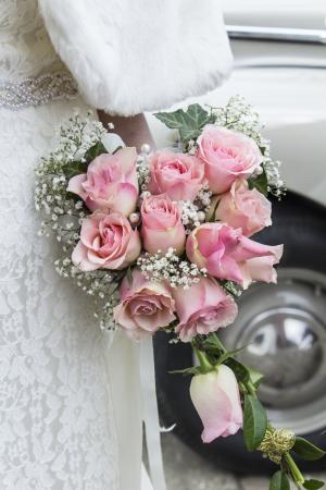 新娘花束, 花束, 花, 婚礼, 罗莎, 玫瑰, 违反