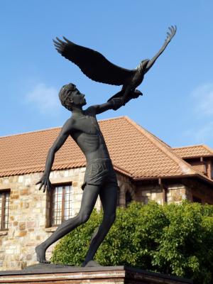 圣约翰学校, 南非, 雕塑, 艺术, 屋顶, 建筑, 天空