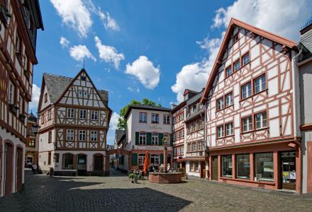 美因茨, 萨克森, 德国, 欧洲, 老建筑, 旧城, 感兴趣的地方