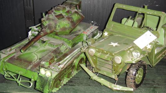 玩具, 汽车, 坦克, 战争, 冲突, 战斗