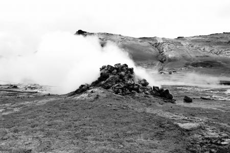 硫磺来源, 冰岛, 高地, 高地岛, 徒步旅行