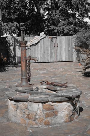 水泵, 单色, 艺术