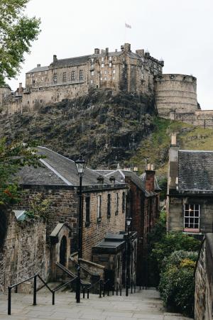 爱丁堡, 城堡, 具有里程碑意义, 旅行, 岩石, 爱丁堡城堡, 山