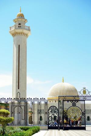 突尼斯, 尔, 陵墓, 布尔吉巴, 纪念碑, 清真寺, 宣礼塔