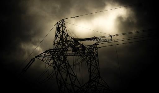 电源线, 风暴, 工作, 电力, 电源线, 电缆, 电力塔