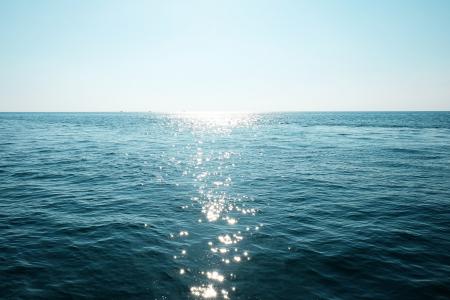 海洋, 水, 白色, 阳光明媚, 天空, 白天, 地平线
