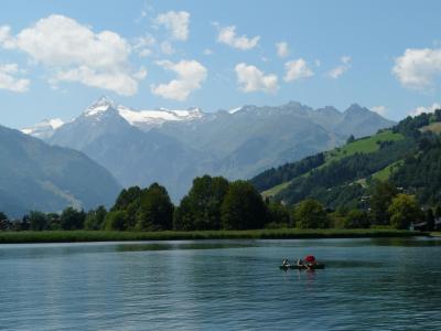湖, 阿尔卑斯山, 天空, 云计算, 蓝色, 自然, 水